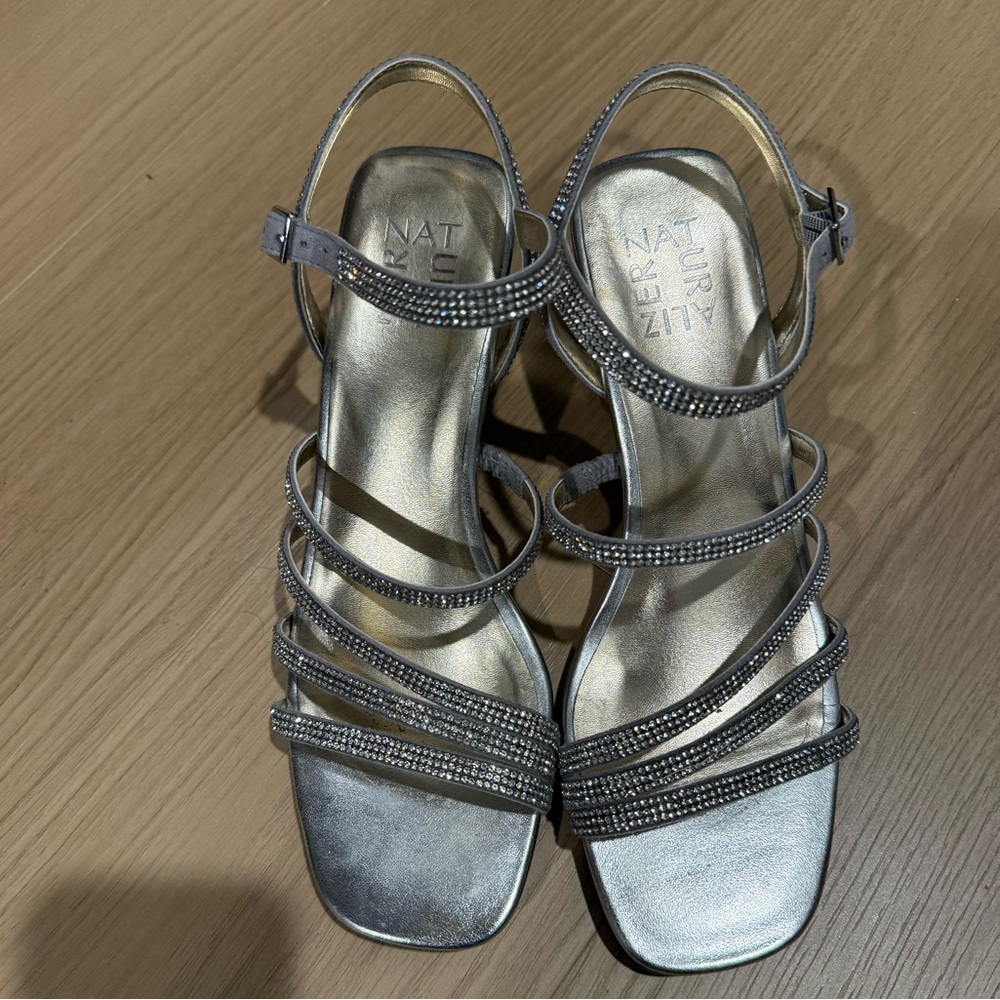 Silver heels